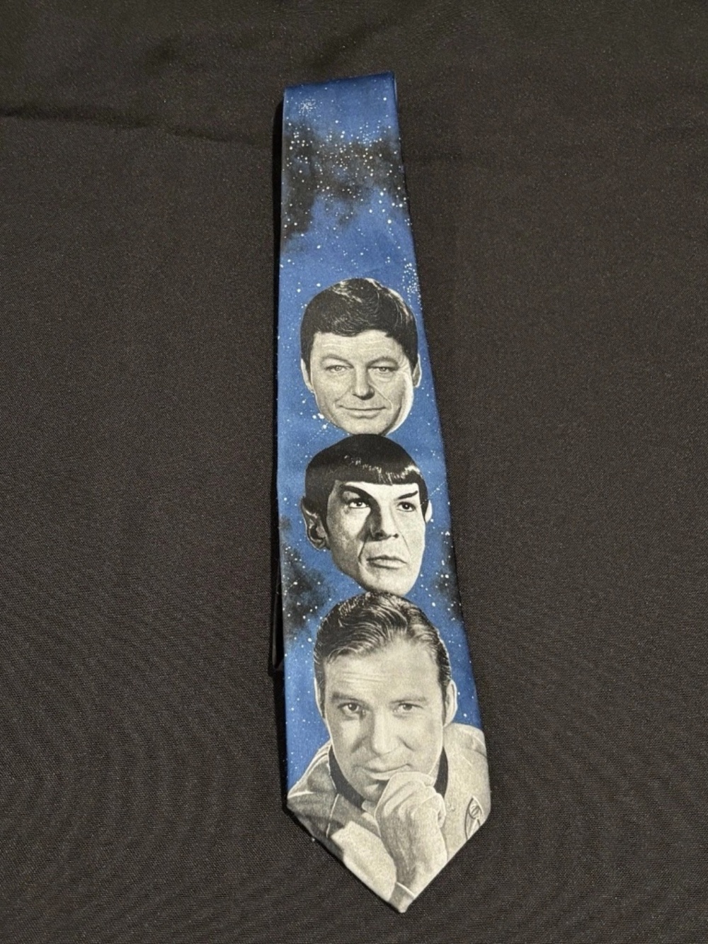 Vintage STAR TREK RALPH MARLIN Tie The Original Crew Captain Kirk Spock Bones